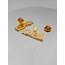 4 Lü Yaka Rozeti Gold Set