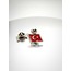 4 Lü Yaka Rozeti Silver Set