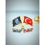 10 Adet Türk Bayrağı & Atatürk Altın Kaplama Mineli Döküm Yaka Rozeti