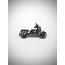 Chopper Motor 3D Metal Rozet