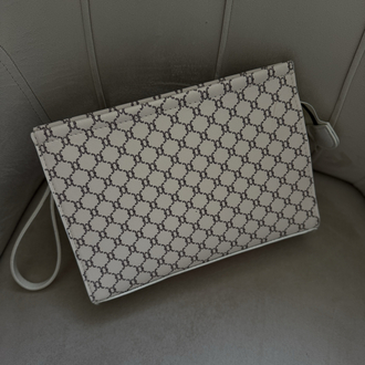 BEJ CLUTCH ÇANTA 