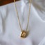 GOLD ÇELİK HARF KOLYE