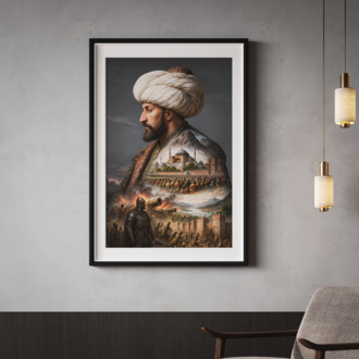 FATİH (FineArt, 50x70 cm Soğuk Damgalı)