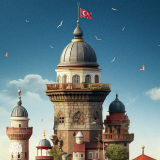 İSTİF ÜSKÜDAR 1 (FineArt, 50x70 cm Soğuk Damgalı)