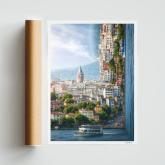 GALATA TOPHANE (Hahnemühle FineArt, 50x70 cm Islak İmzalı)