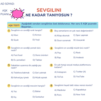 Aşk testi
