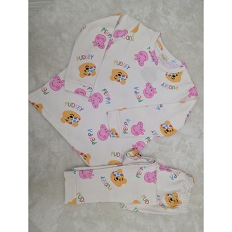 Peppa Pig ve Pudsey Desenli Pijama Takımi
