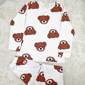 Ayıcık Desenli Pijama Takımi