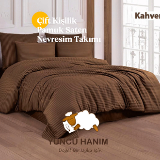Pamuk Saten Nevresim Takımı Çift Kişilik