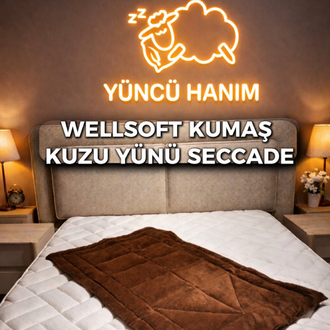 MERİNOS KUZU YÜNÜ SECCADE