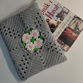 Çiçekli Kitap Kılıfı