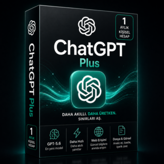 ChatGPT Plus - 1 Aylık Kişisel Hesap