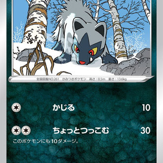 JAP - Pokemon / Poochyena / Battle Region / 49/67