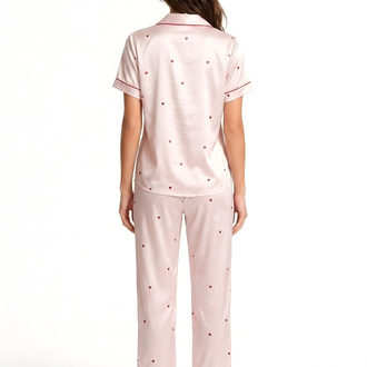 Victoria’s Secret Saten Mini Kalpli Toz Pembe Pijama Takımı