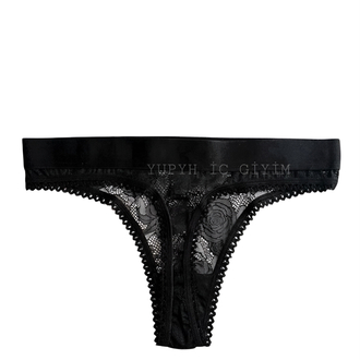  Victoria’s Secret Özel Seri Taşlı Dantelli 3’lü Tanga Set 