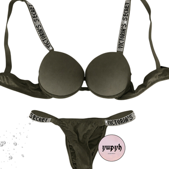 Victoria’s Secret Very Sexy Shine Haki Sütyen Takım