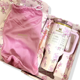 Stanley Çiçek / Hediye Kutulu Toz Torbalı Quencher Set