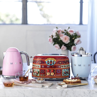 SMEG Pembe Isı Ayarlı Kettle