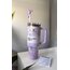 Stanley LİLA Quencher Pipetli Termos Bardak / Ekru Desenli 40 Oz - 0.88L