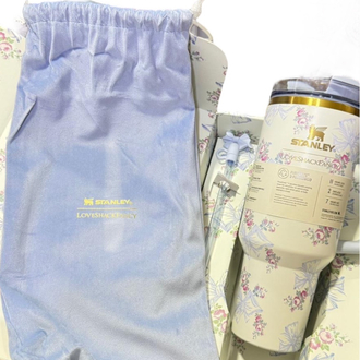 Stanley Soft Mavi / Hediye Kutulu Toz Torbalı Quencher Set 