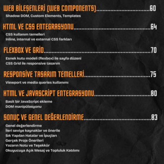 Sıfırdan İleriye Html Programlama