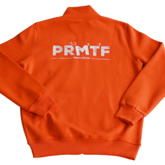 Primitif Zipper - (Fermuarlı) - Turuncu