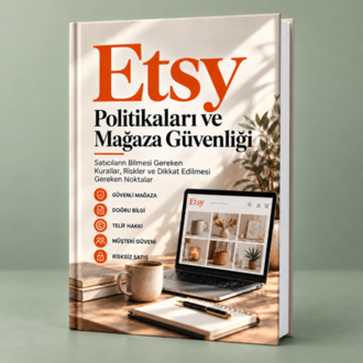 Etsy Politikaları ve Mağaza Güvenliği E-Kitap | Etsy Satıcı Rehberi Dijital PDF