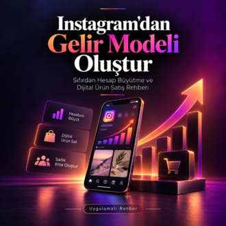 Instagram Büyütme ve Pasif Gelir Modeli Oluşturma E-Kitabı | Dijital Ürün Satış Rehberi