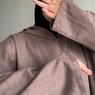 KAPŞONLU ABAYA ELBİSE