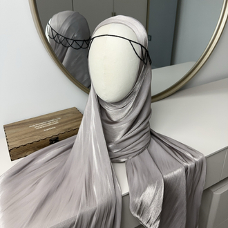 İpek iplikli premium organza şal