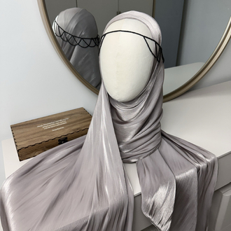 İpek iplikli premium organza şal