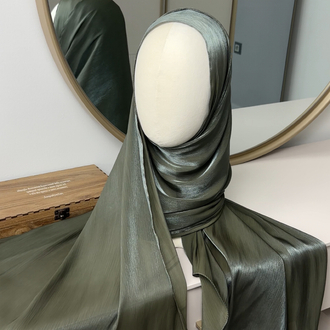 İpek iplikli premium organza şal
