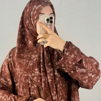 Örtülü 100% İpek + Kupra Karışımı Takım