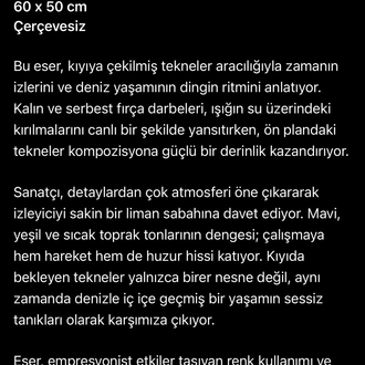Kıyıda Tekneler