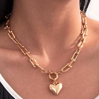 Tiffany kalp kolye 
