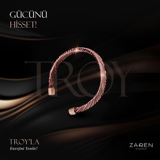 Troy El Örgüsü Bakır Bileklik ZRN0028