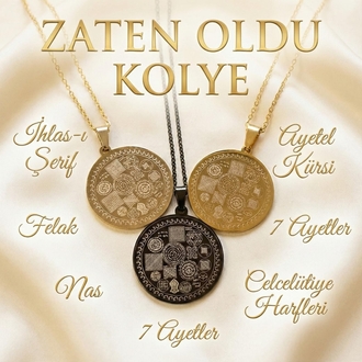 Zaten Oldu Korumalı Çelik Kolye