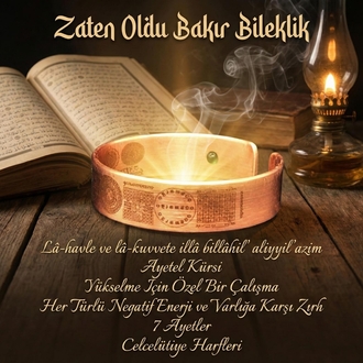 Zaten Oldu Bakır Bileklik (YENİ)