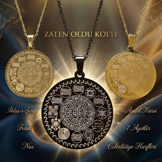 Zaten Oldu Korumalı Çelik Kolye