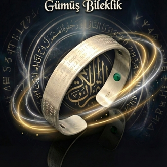 Zaten Oldu Manevi Zırh Gümüş Bileklik