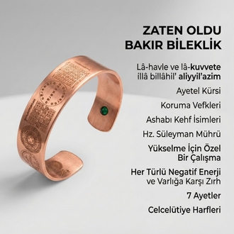 Zaten Oldu Bakır Bileklik (YENİ)