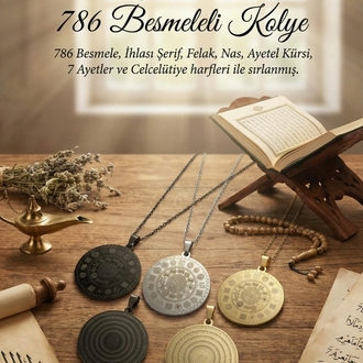 Zaten Oldu 786 Besmeleli Kolye
