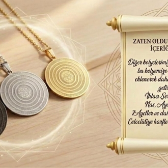Zaten Oldu 786 Besmeleli Kolye