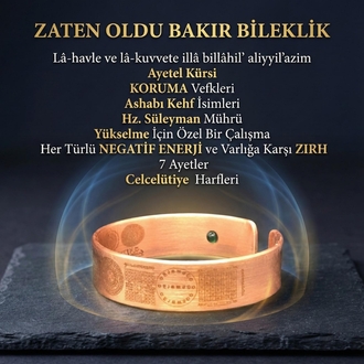 Zaten Oldu Bakır Bileklik (YENİ)