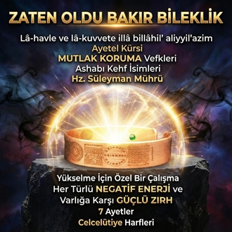 Zaten Oldu Bakır Bileklik (YENİ)