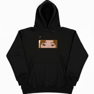 kişiye özel göz nakışlı hoodie