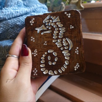 ~Denizatı Ahşap Oyma Kutu