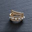 Gold İncili kıkırdak küpe 
