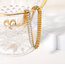 Gold Baget su yolu Kolye