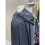 Gümüş Şeritli Kapşonlu Abaya